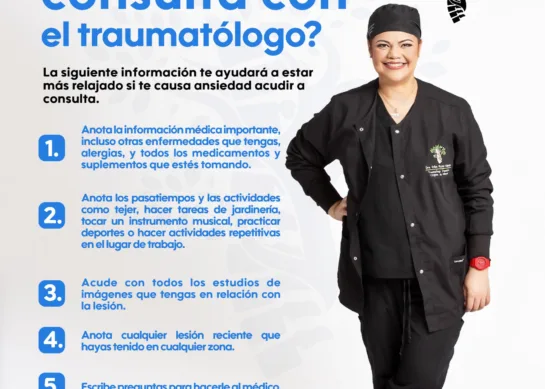 Vas a asistir a consulta con el traumatólogo?